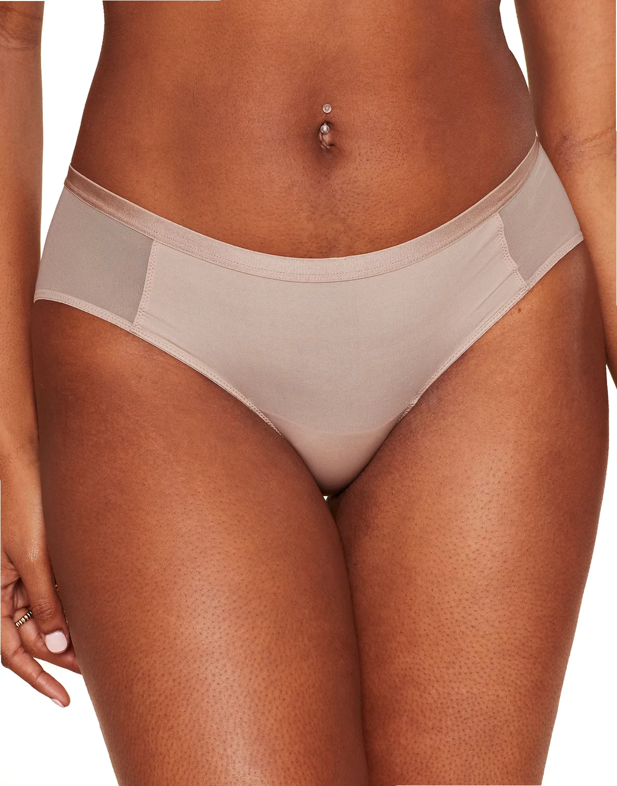 Fallon hipster panties in medium beige