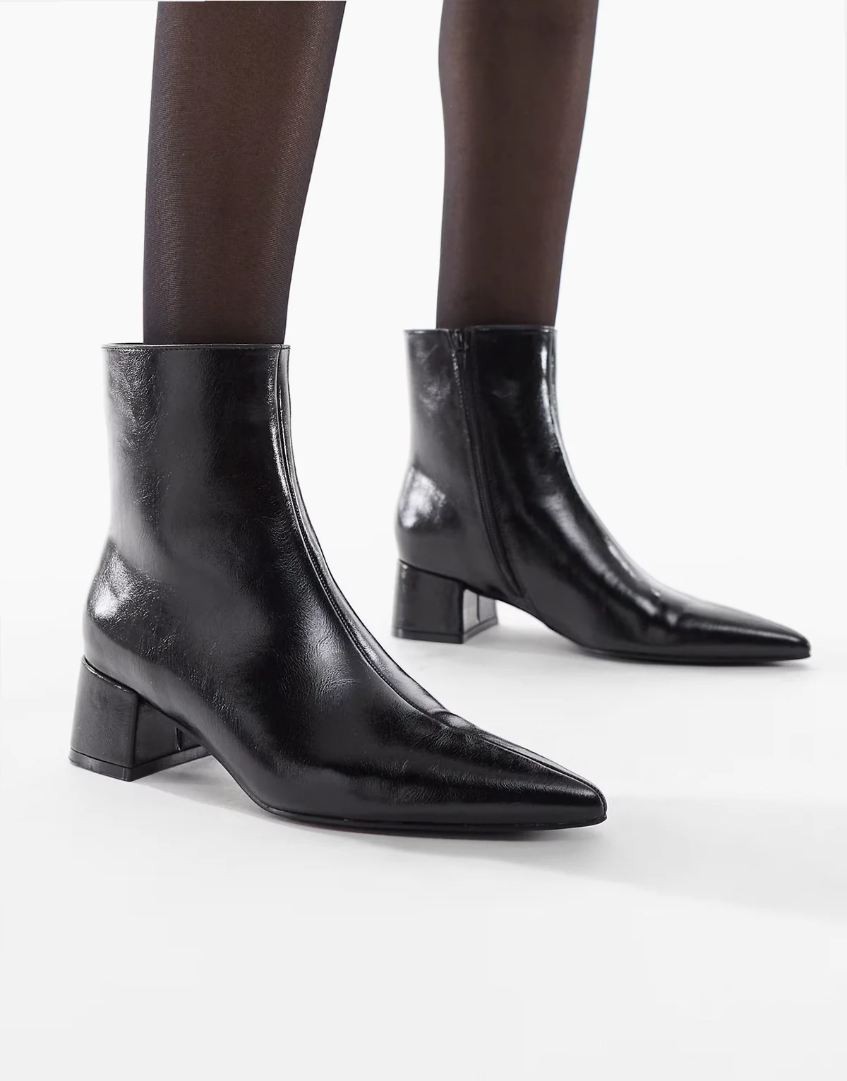 – Bridget – Stiefeletten in Schwarz mit Absatz