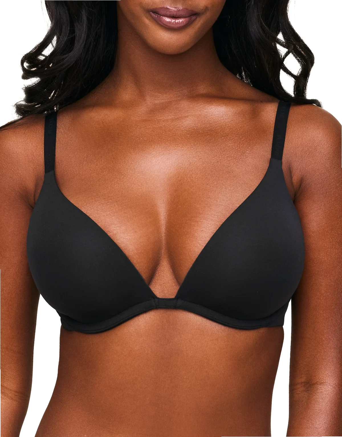 Natalya push up plunge bra in black