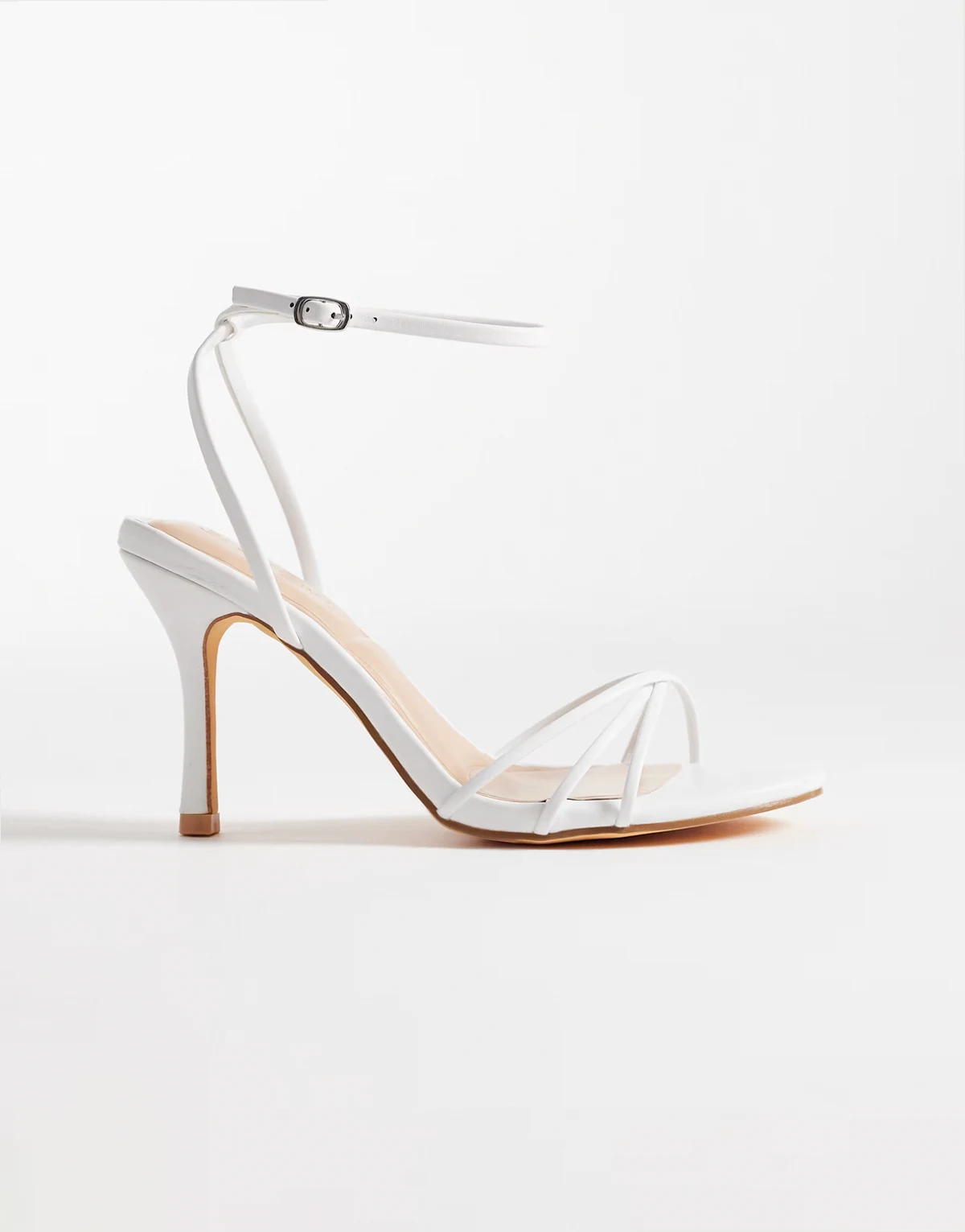 Lolly heeled sandals in white