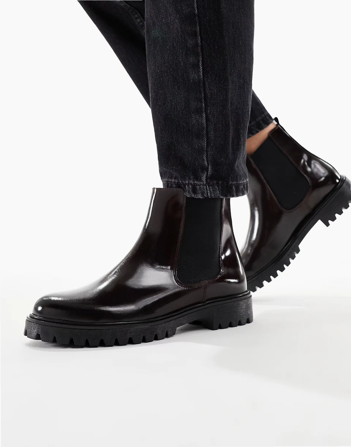 – Adalitlan – Bordowe sztyblety do kostki