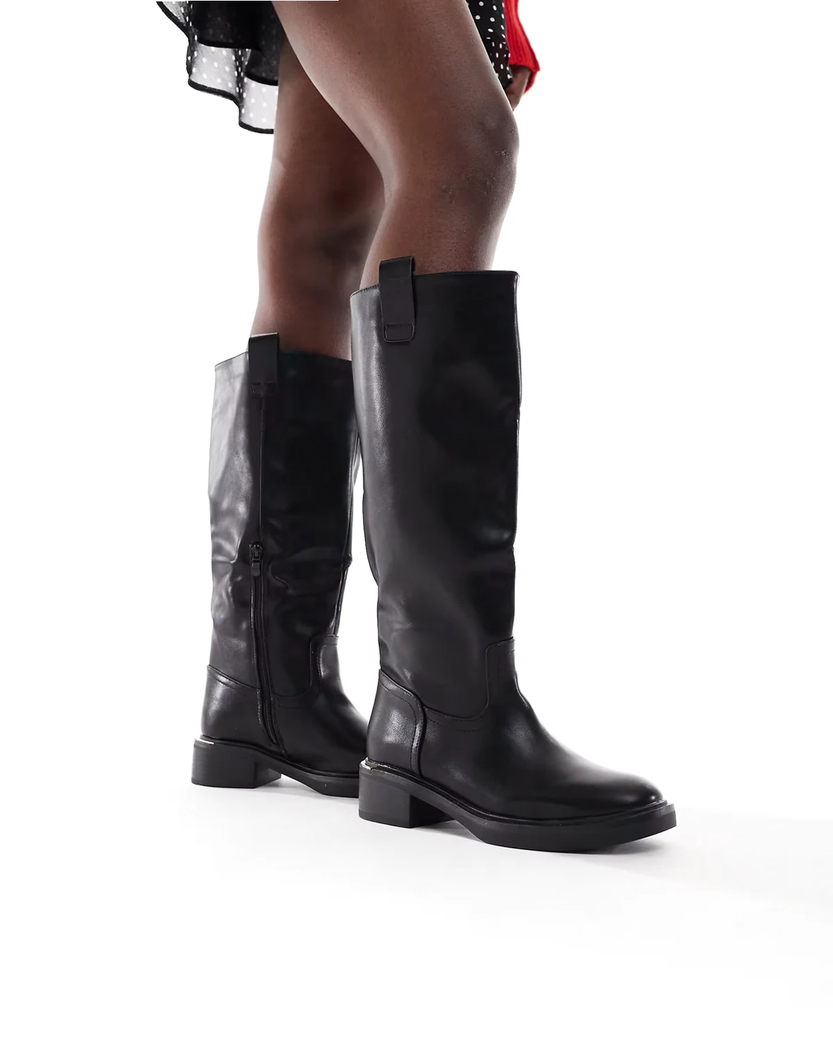 Twix knee boots in black