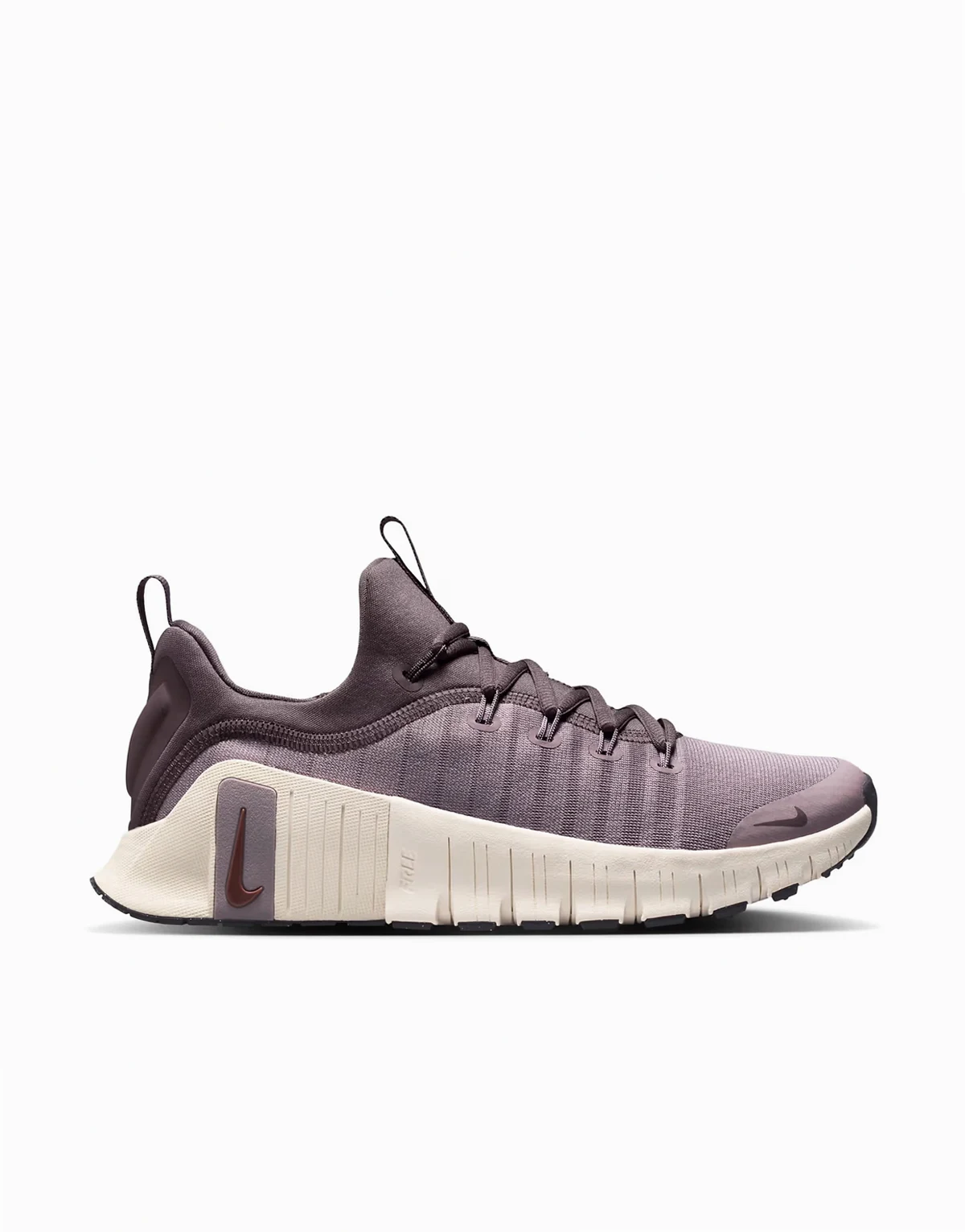 Nike Free Metcon 6 sneakers in brown and cream