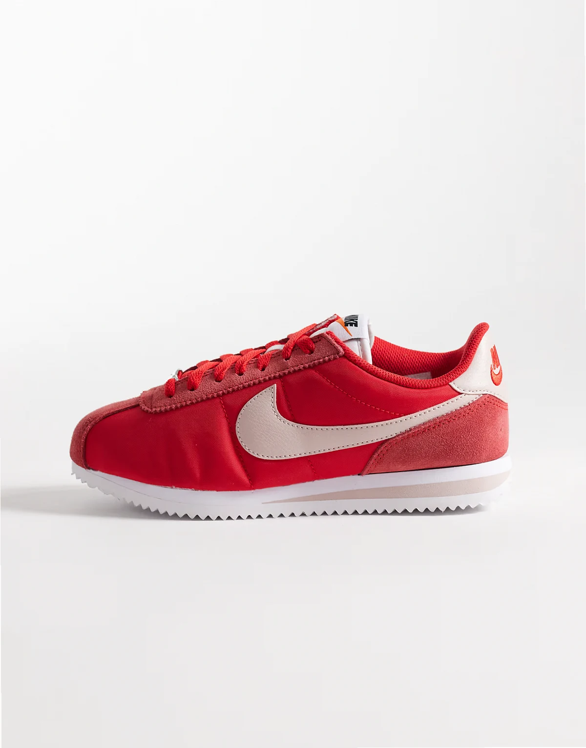 Cortez nylon sneakers in red and pink