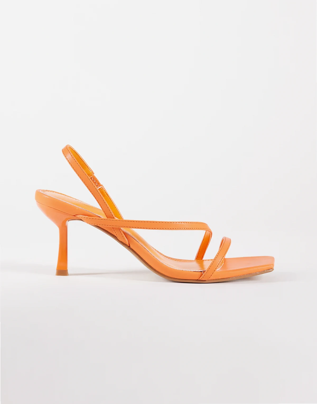 Simmi London Natasha strappy heeled sandals in orange
