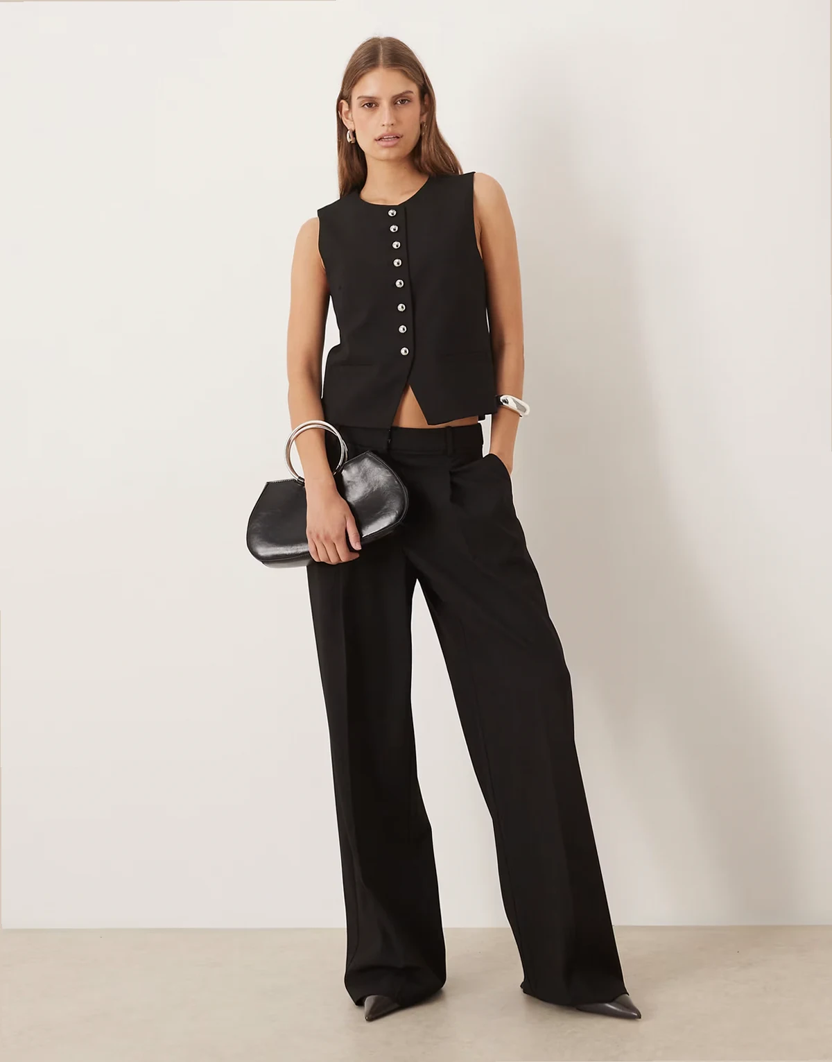 – Gabo – Elegante Hose mit Relaxed-Fit in Schwarz- Kombiteil