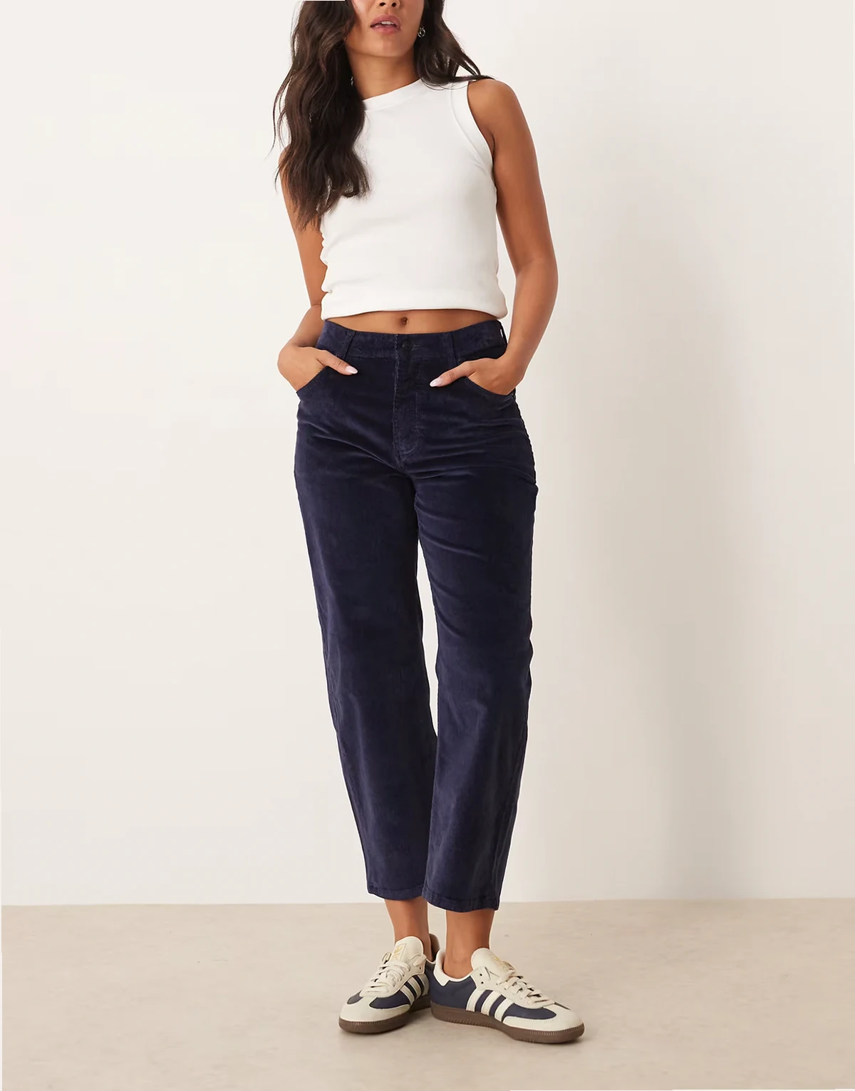 Deep Trance corduroy pants in deep sea