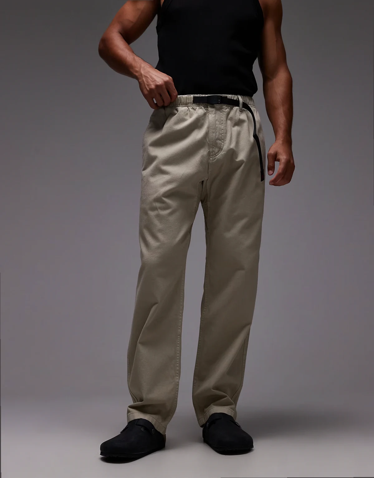 – G-Pant – Zwężane beżowe spodnie