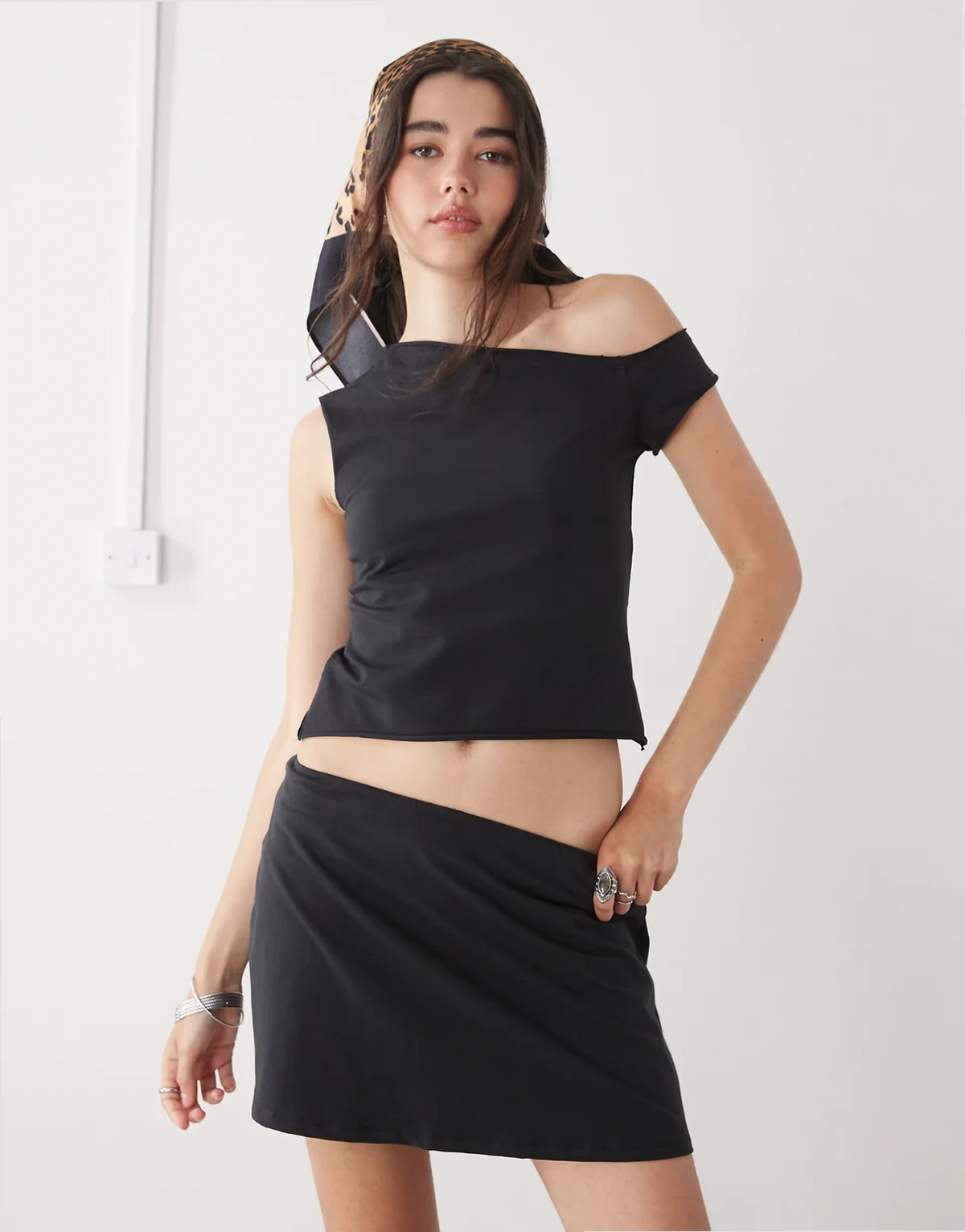 – Skort in Schwarz
