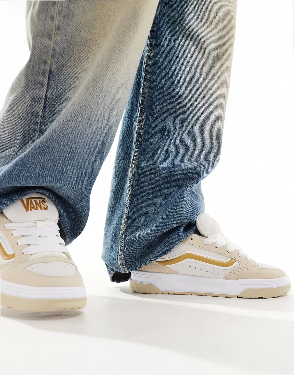 Hylane sneakers in yellow and cream