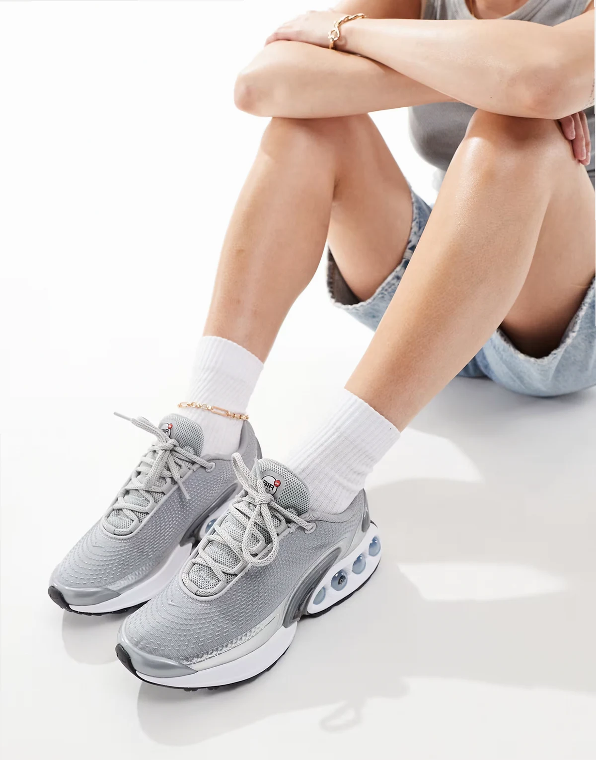 Air Max DN sneakers in silver