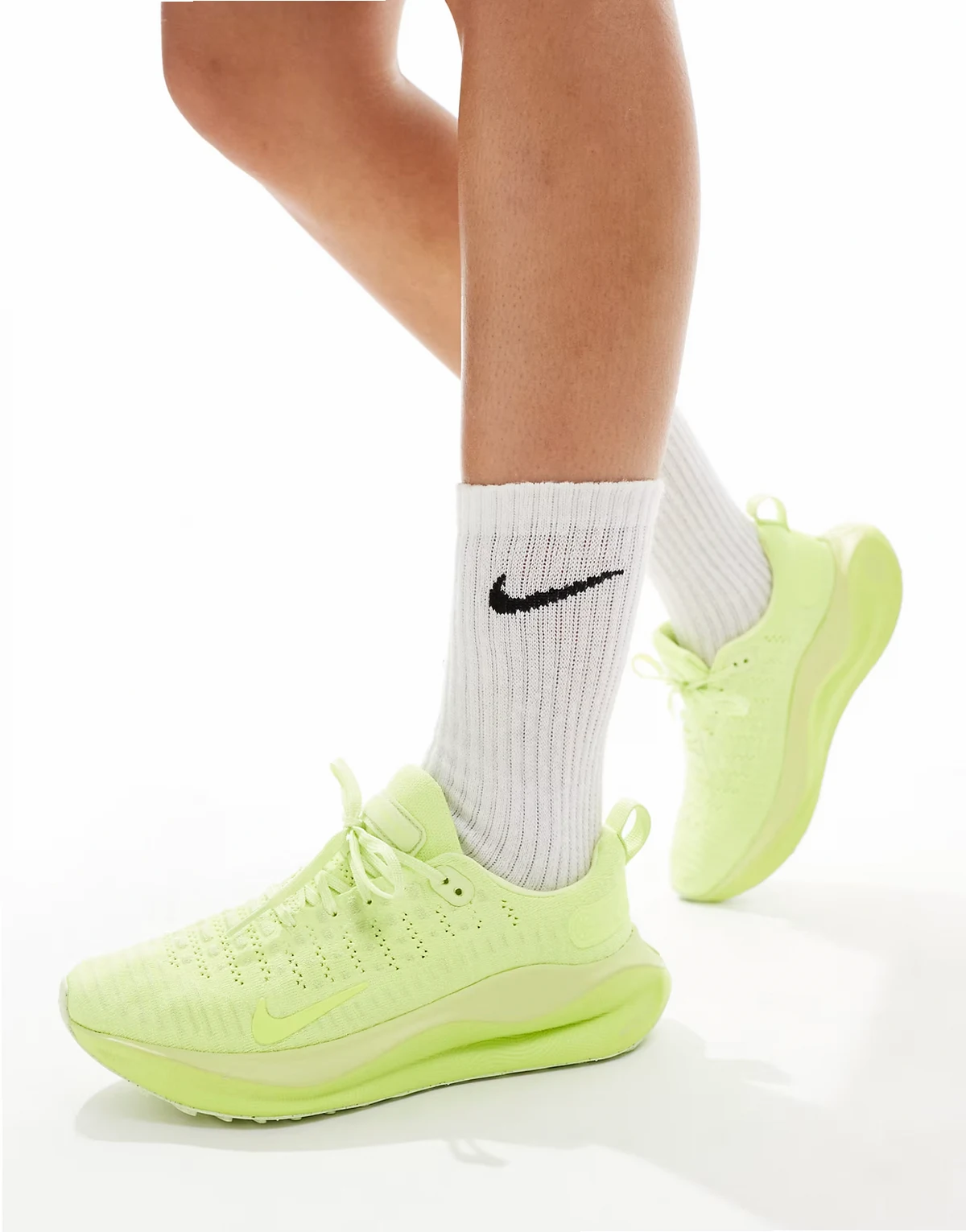 Infinity Run sneakers in lime green