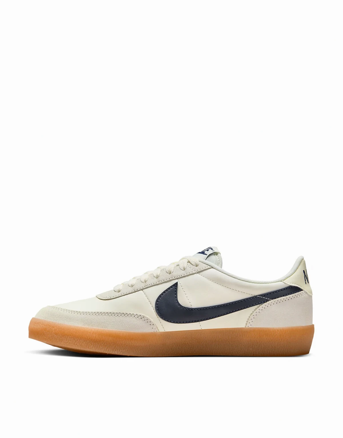 Killshot sneakers with gum sole in white and navy