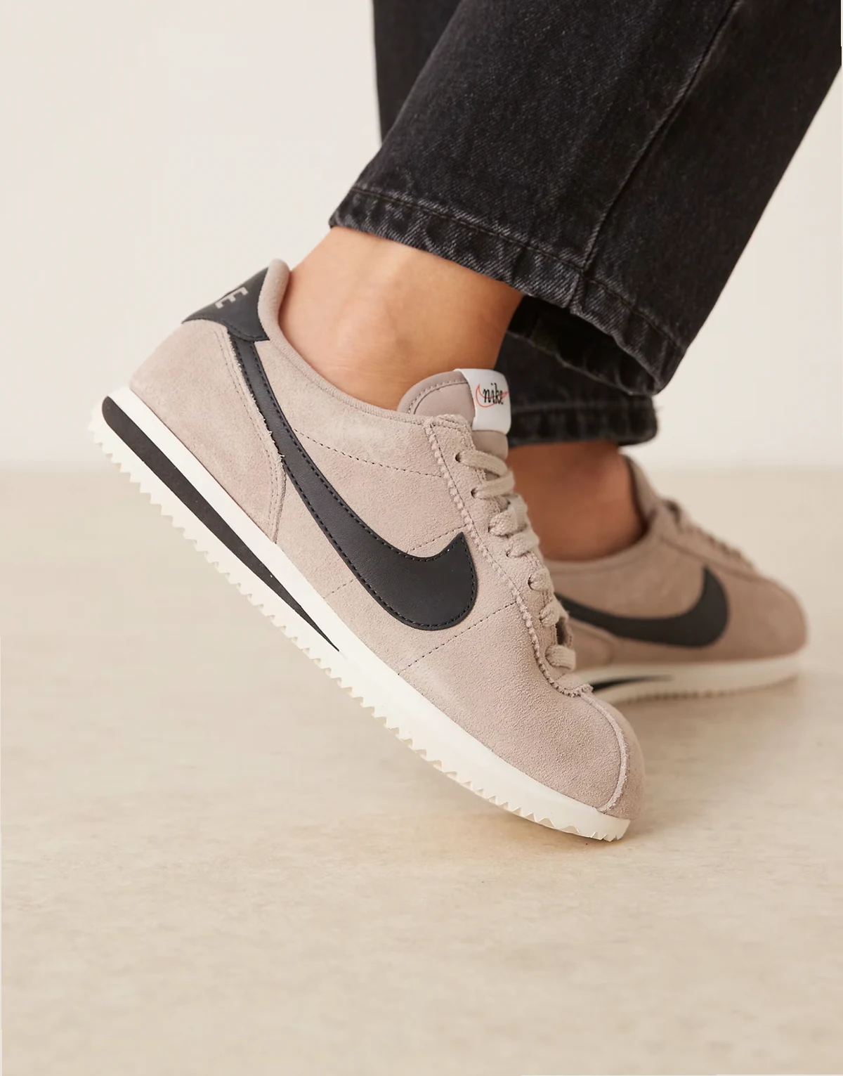 Cortez suede sneakers in brown