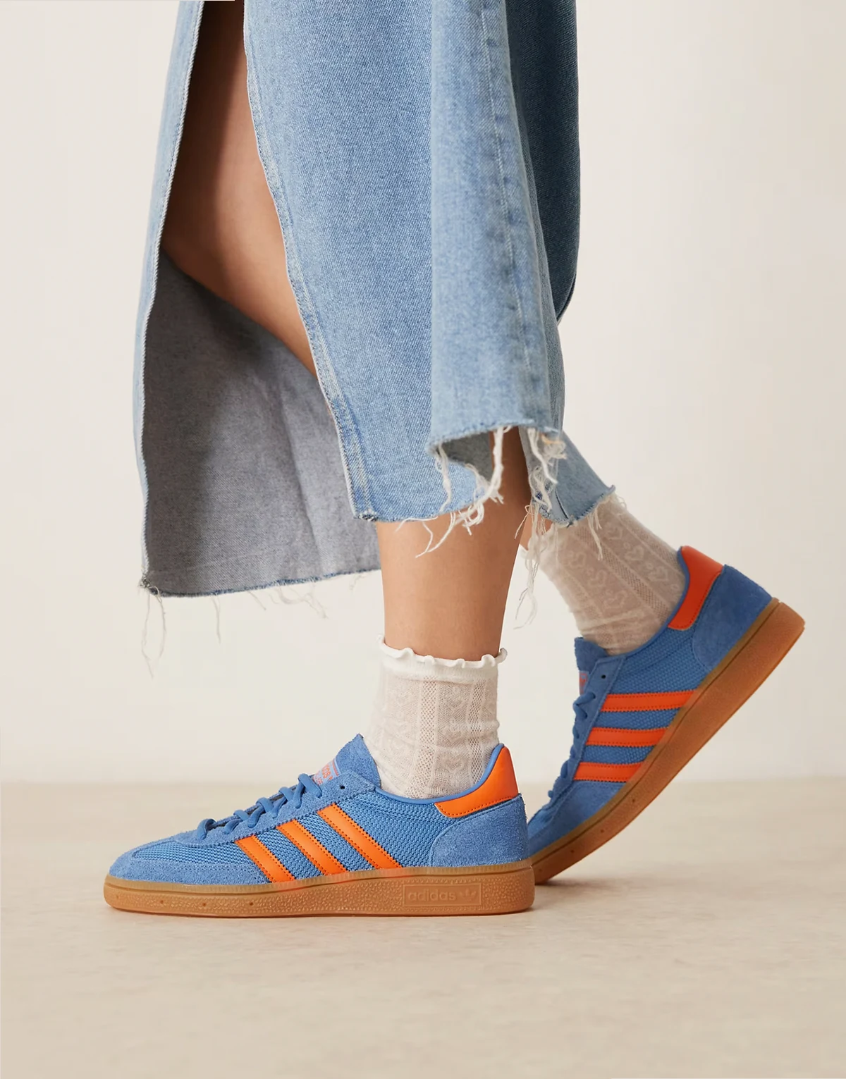 Handball Spezial sneakers in blue and orange