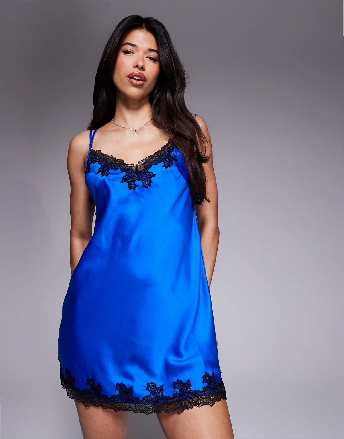 – Sorella – Negligé in Kobaltblau