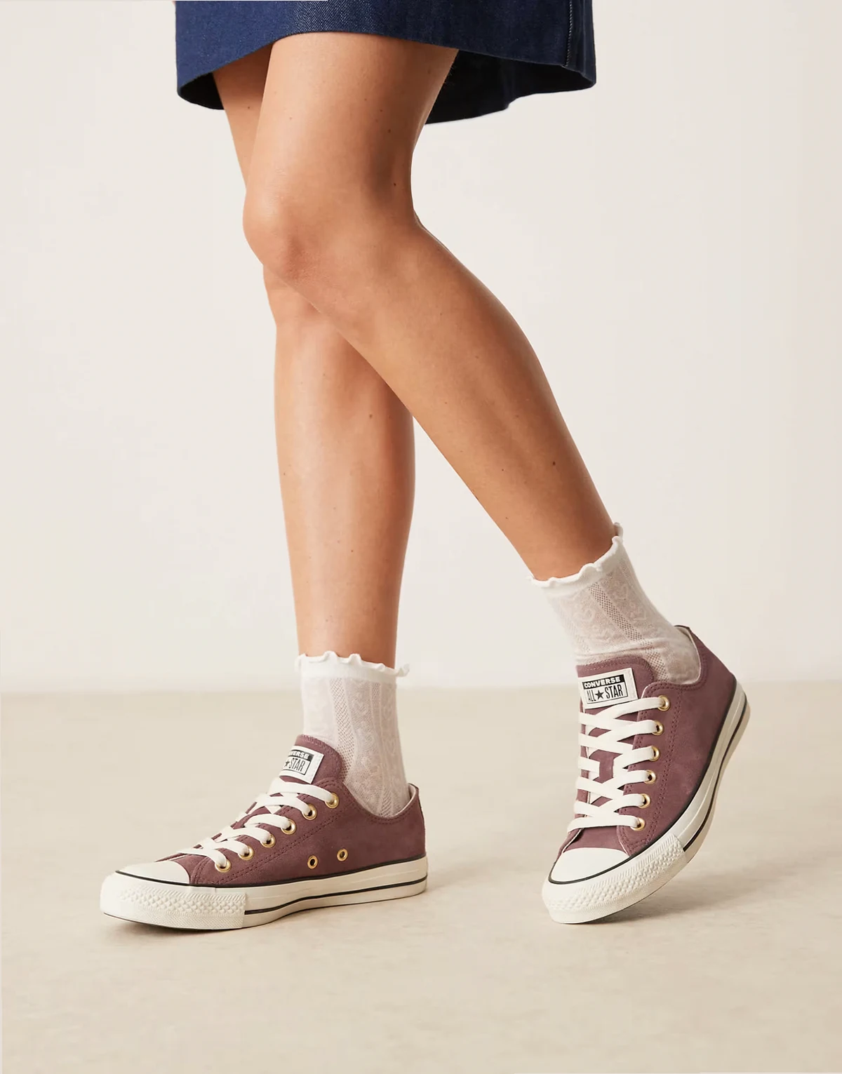 Chuck Taylor All Star Ox suede sneakers in brown