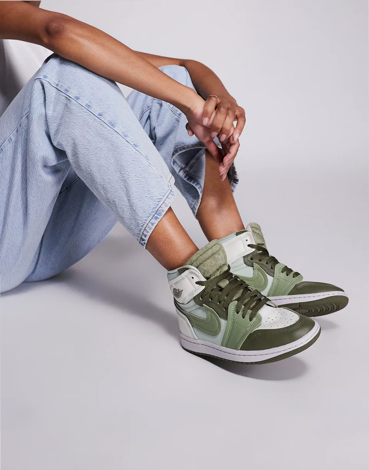 Nike Air Jordan 1 High Method of Make sneakers in green