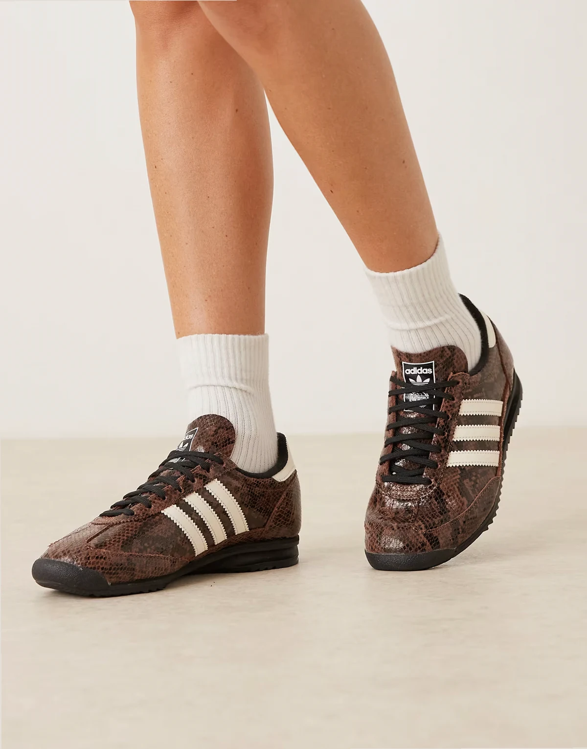 SL 72 OG sneakers in brown snake print
