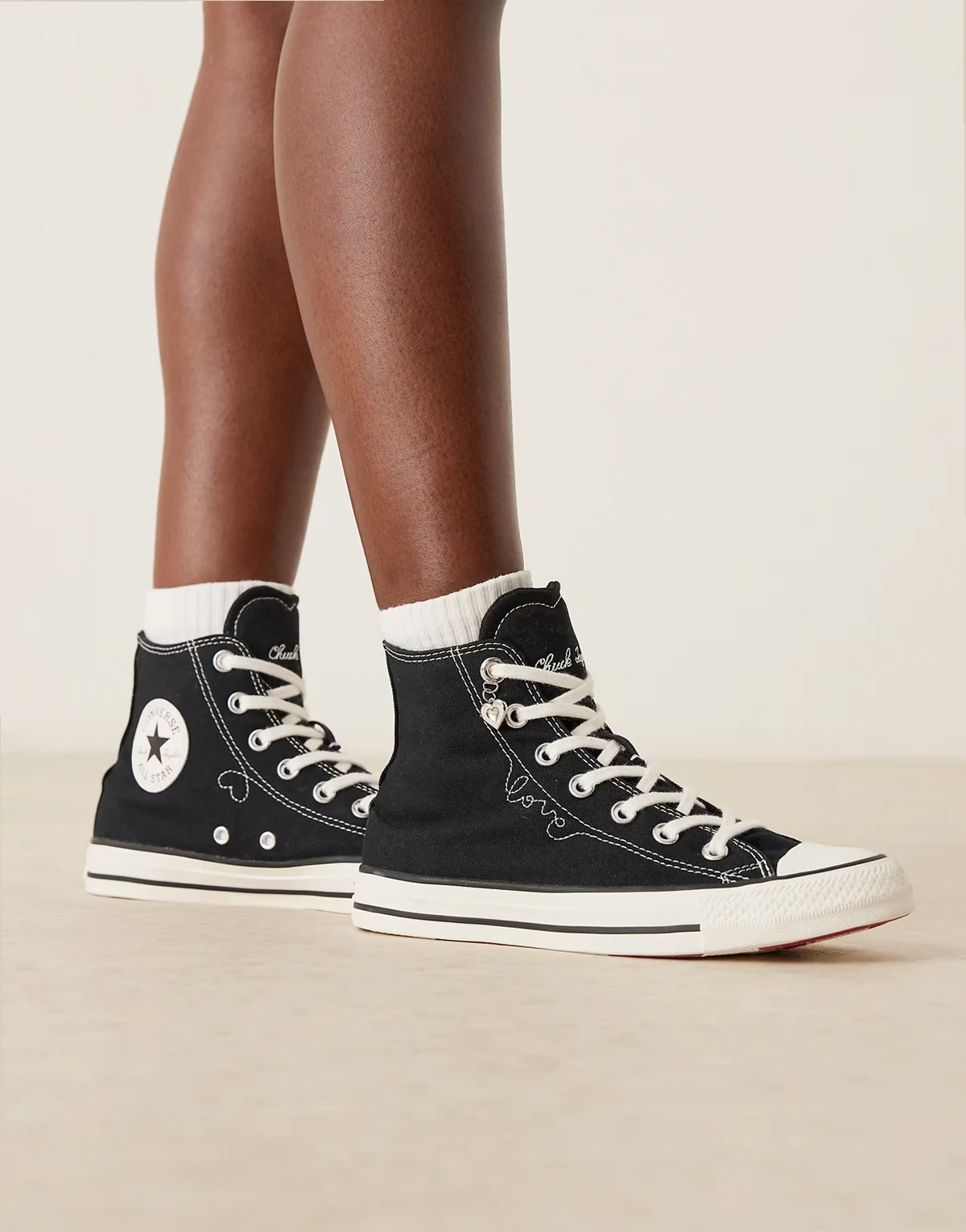Chuck Taylor All Star Hi love sneakers in black