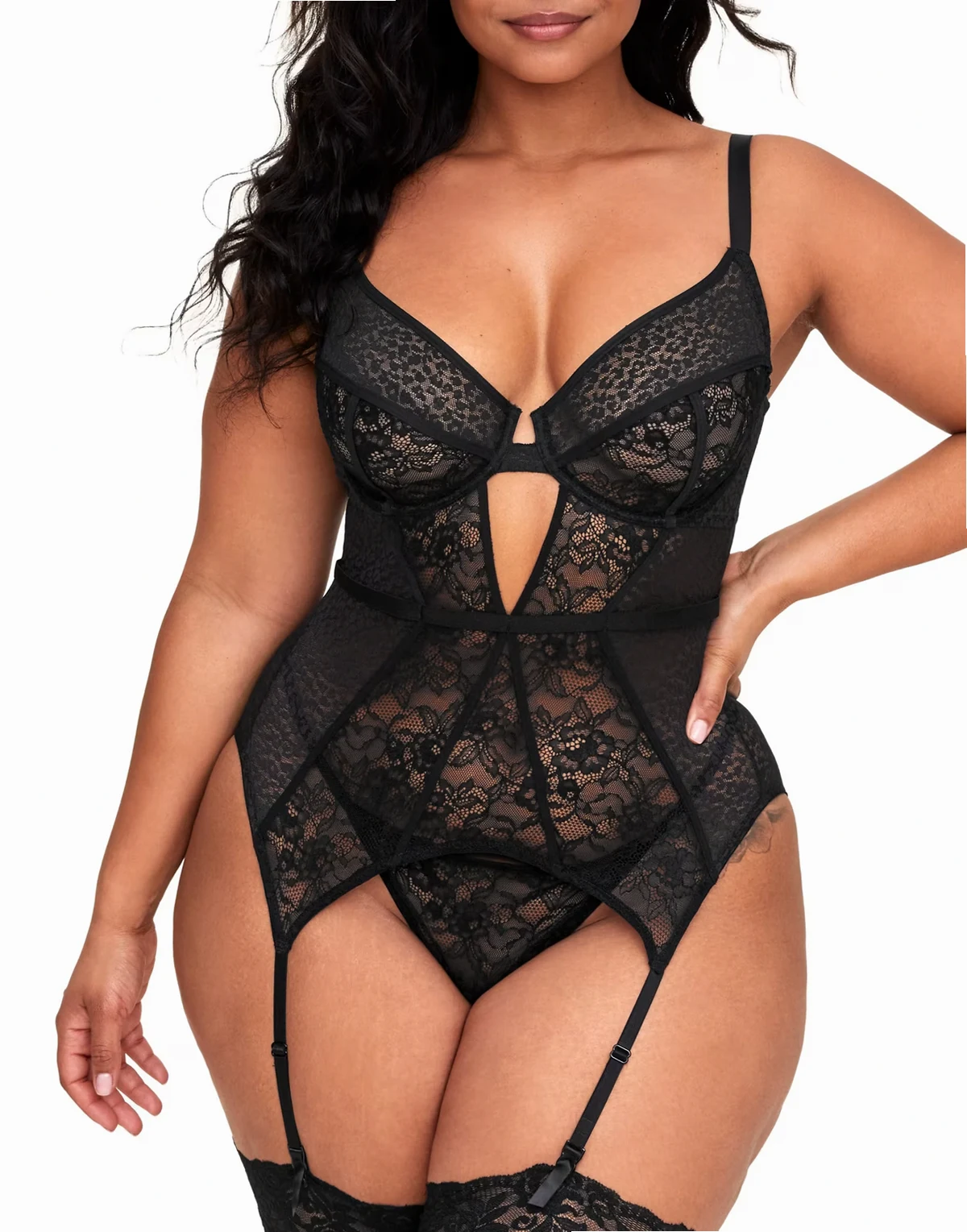 Lynn bustier in black