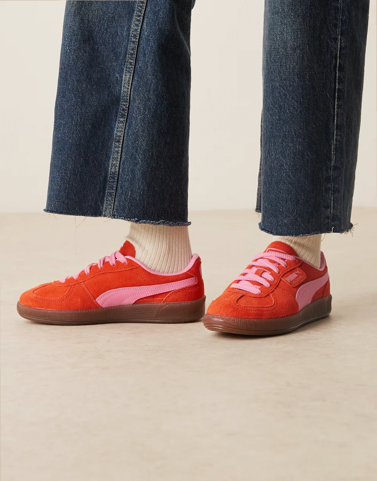 Palermo sneakers in red and pink