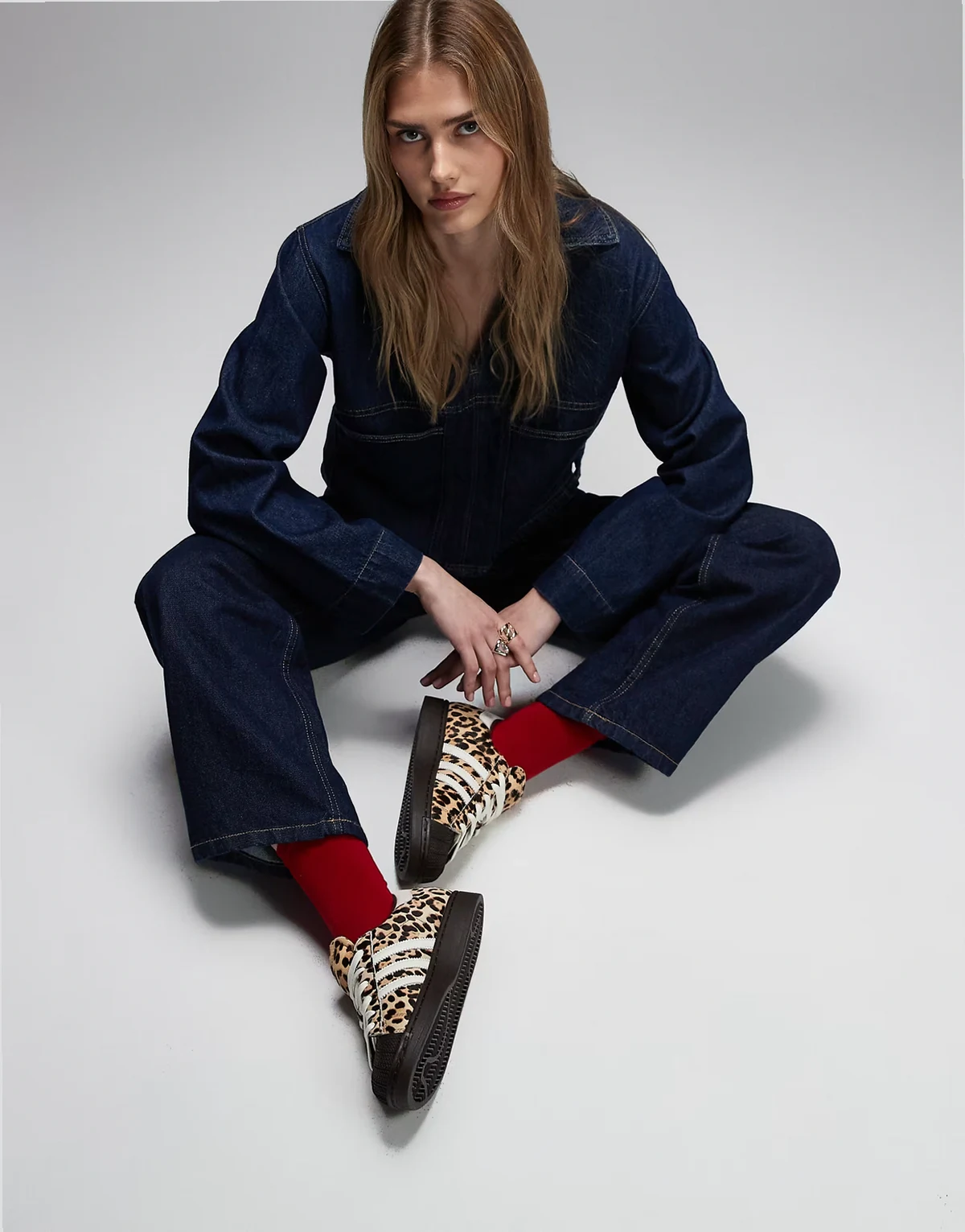 Superstar II sneakers in leopard print