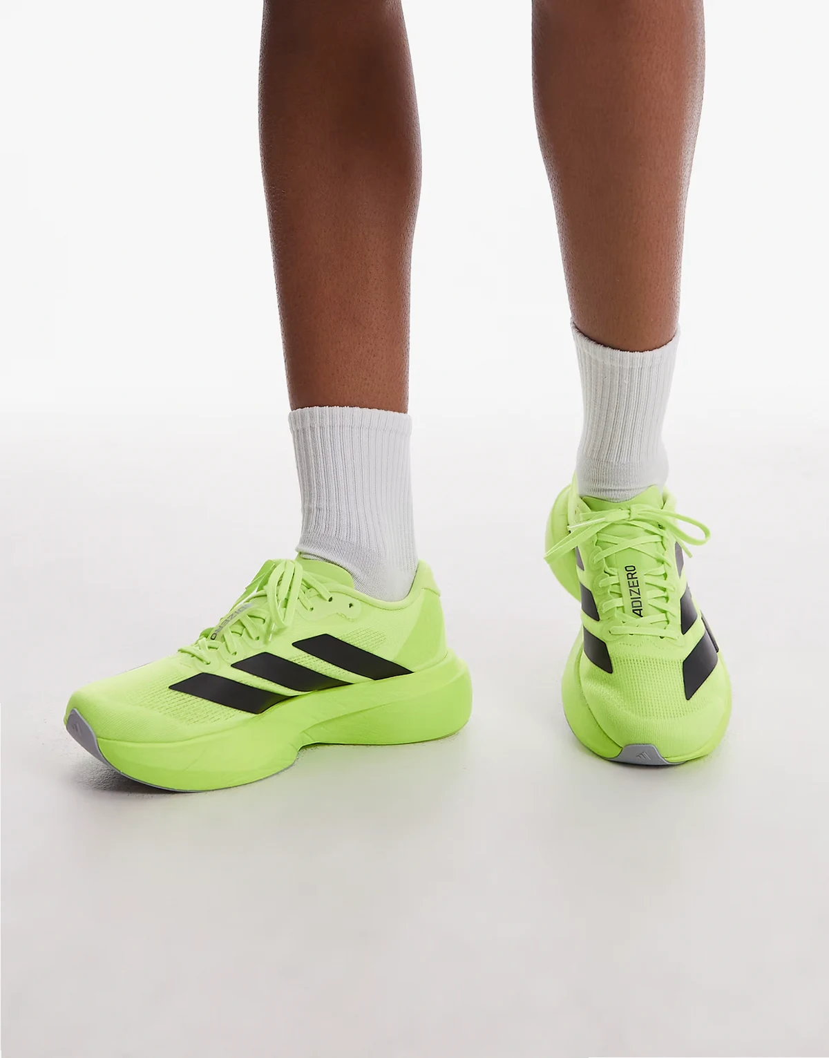 adidas Running Adizero EVO SL sneakers in bright yellow