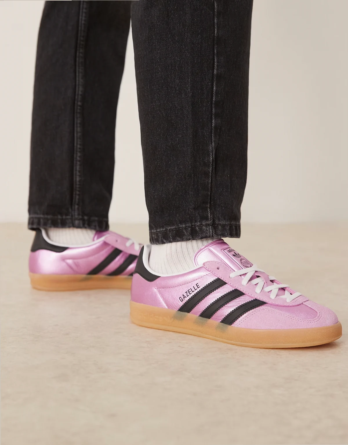 Gazelle Indoor sneakers in purple metallic