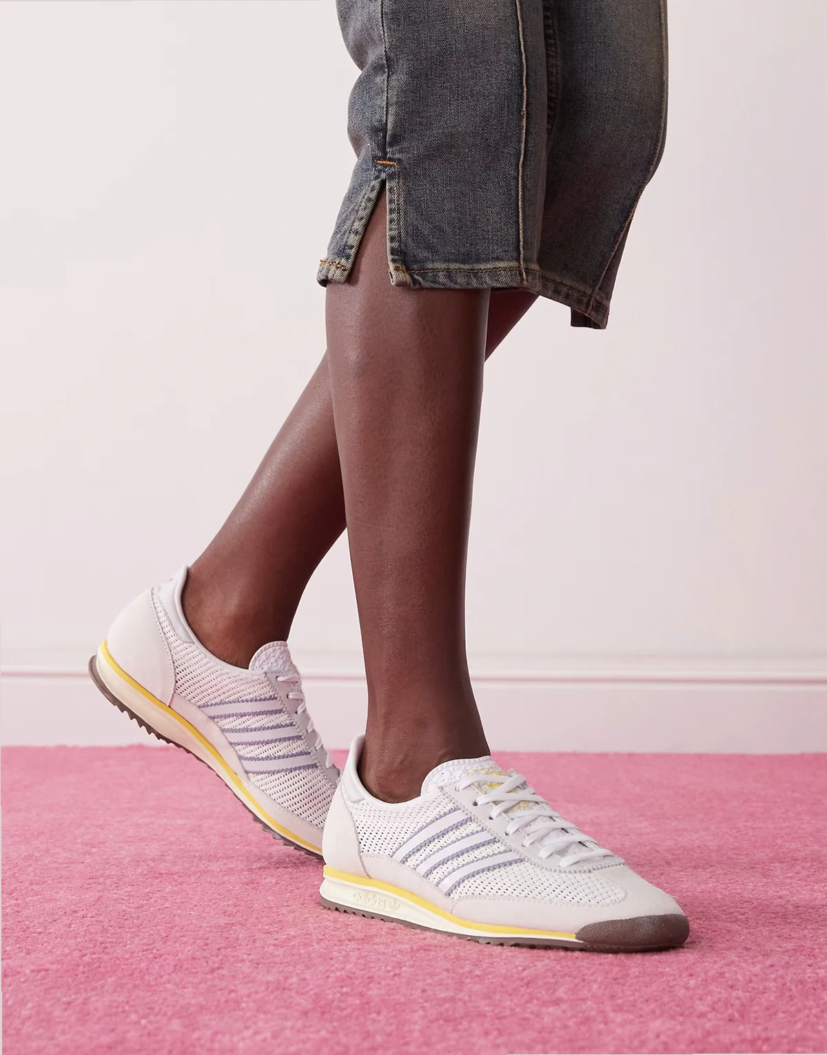SL 72 OG sneakers in gray with blue detail