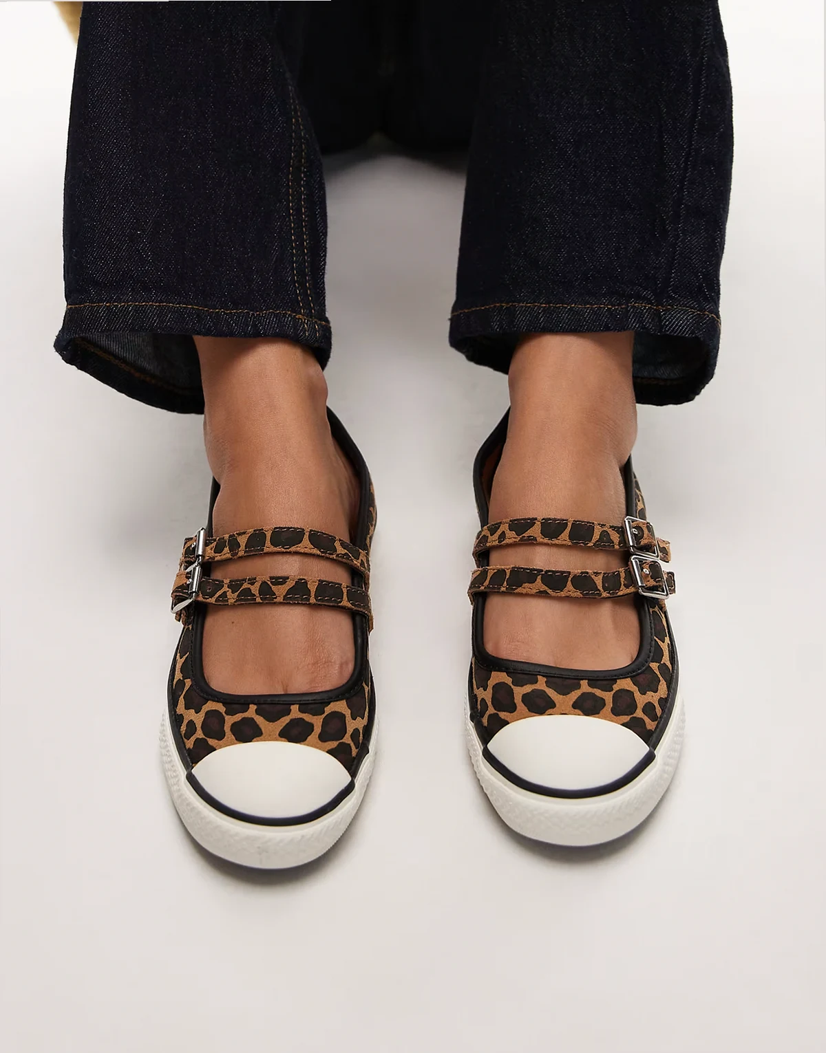 Chuck Taylor All Star Dainty ballet flats in leopard print