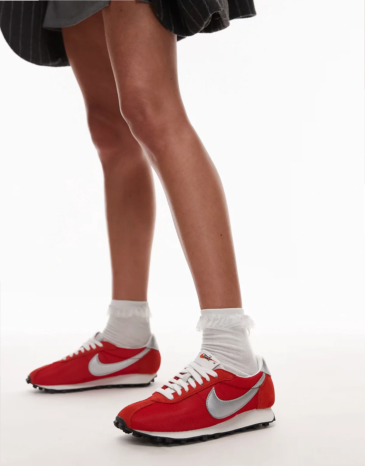 LD-1000 sneakers in red and silver
