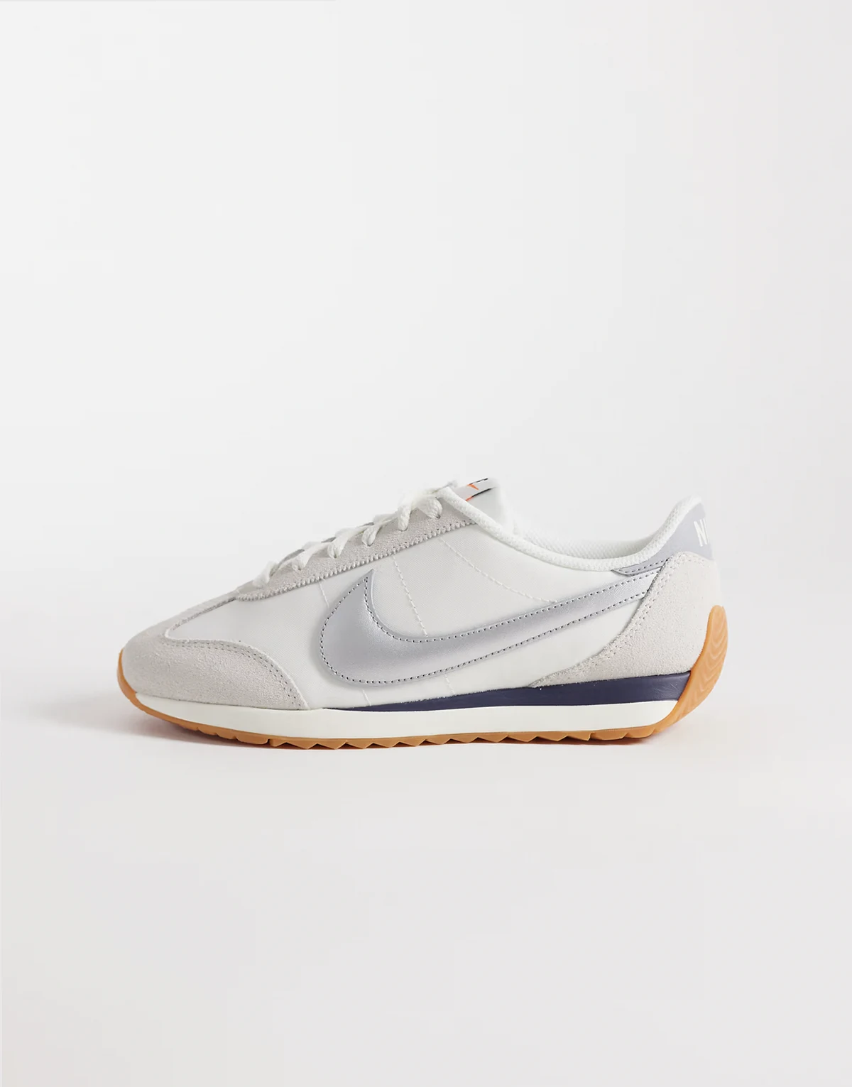 Pacific sneakers in white and metallic silver