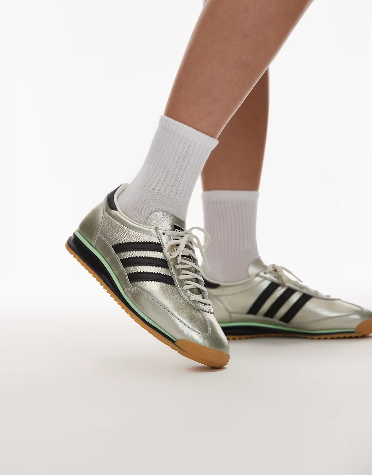 SL 72 OG sneakers in silver and black