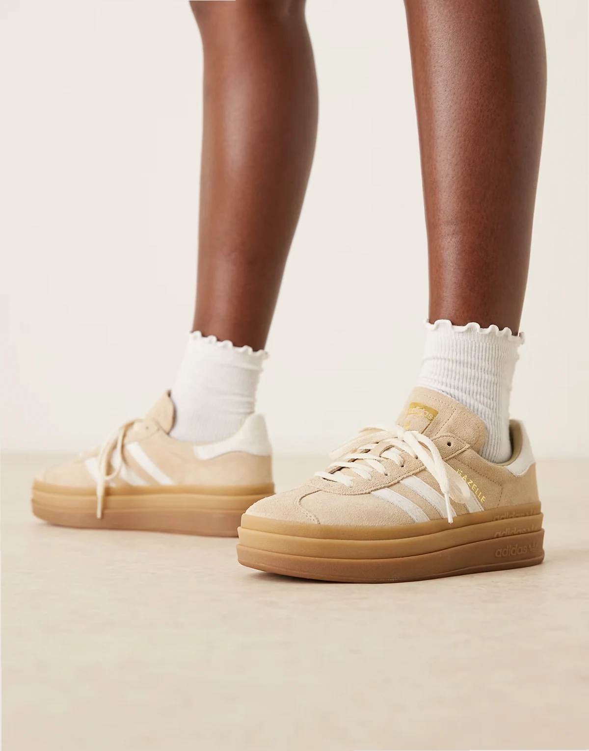 Gazelle Bold sneakers in beige