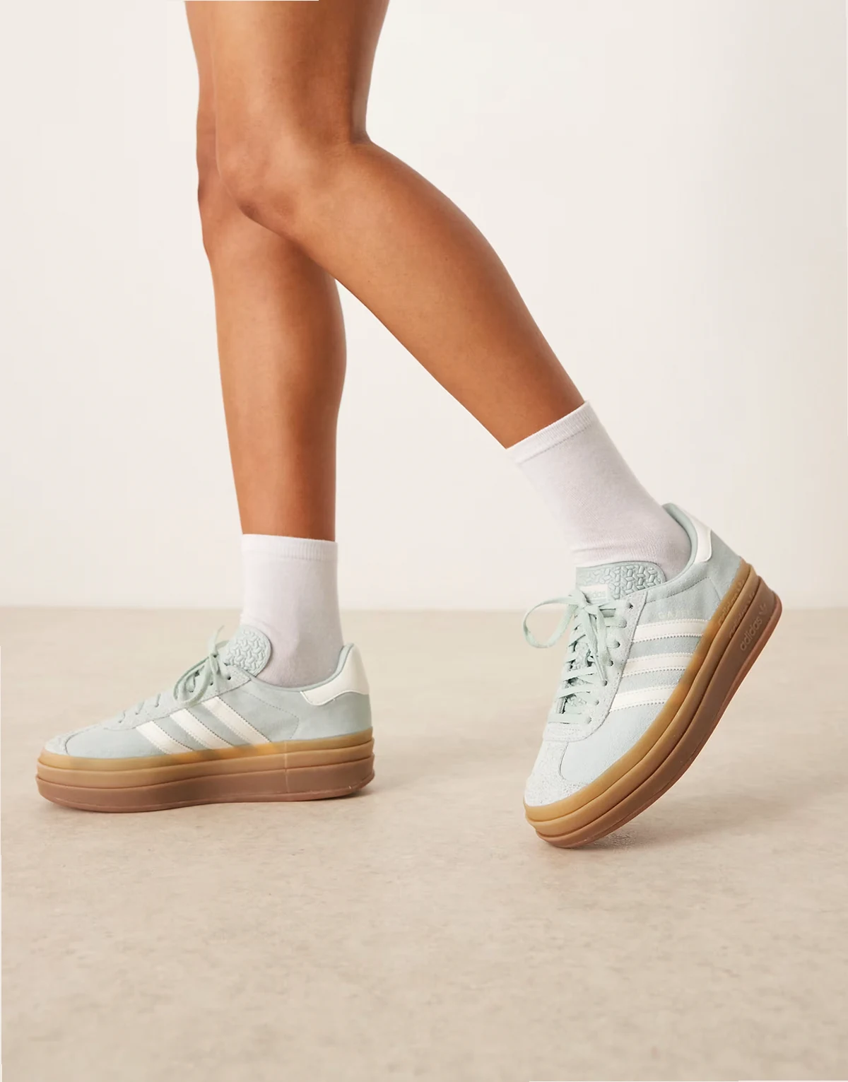 Gazelle Bold sneakers in sage green