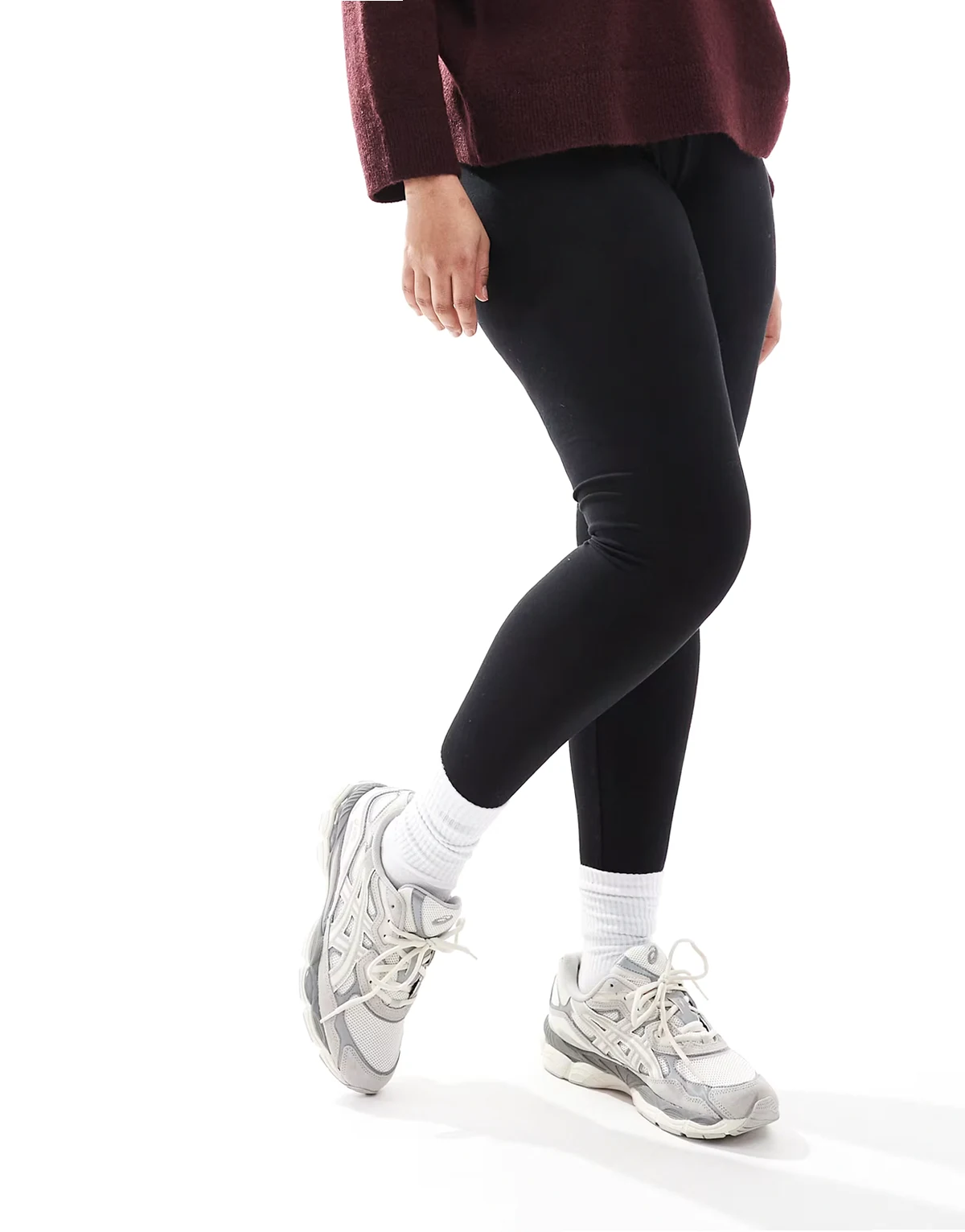 ASOS DESIGN Curve – Bardzo miękkie legginsy z mieszanki bawełny i modalu