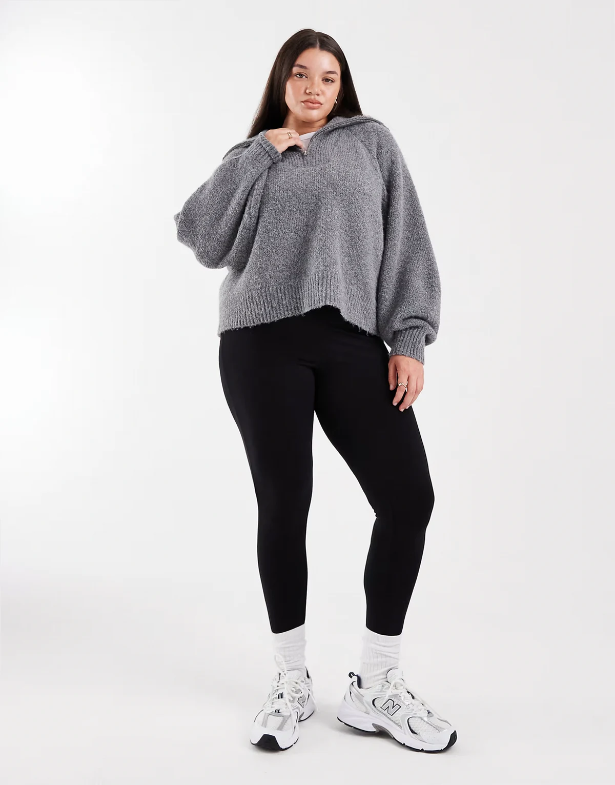 ASOS DESIGN Curve – Czarne legginsy