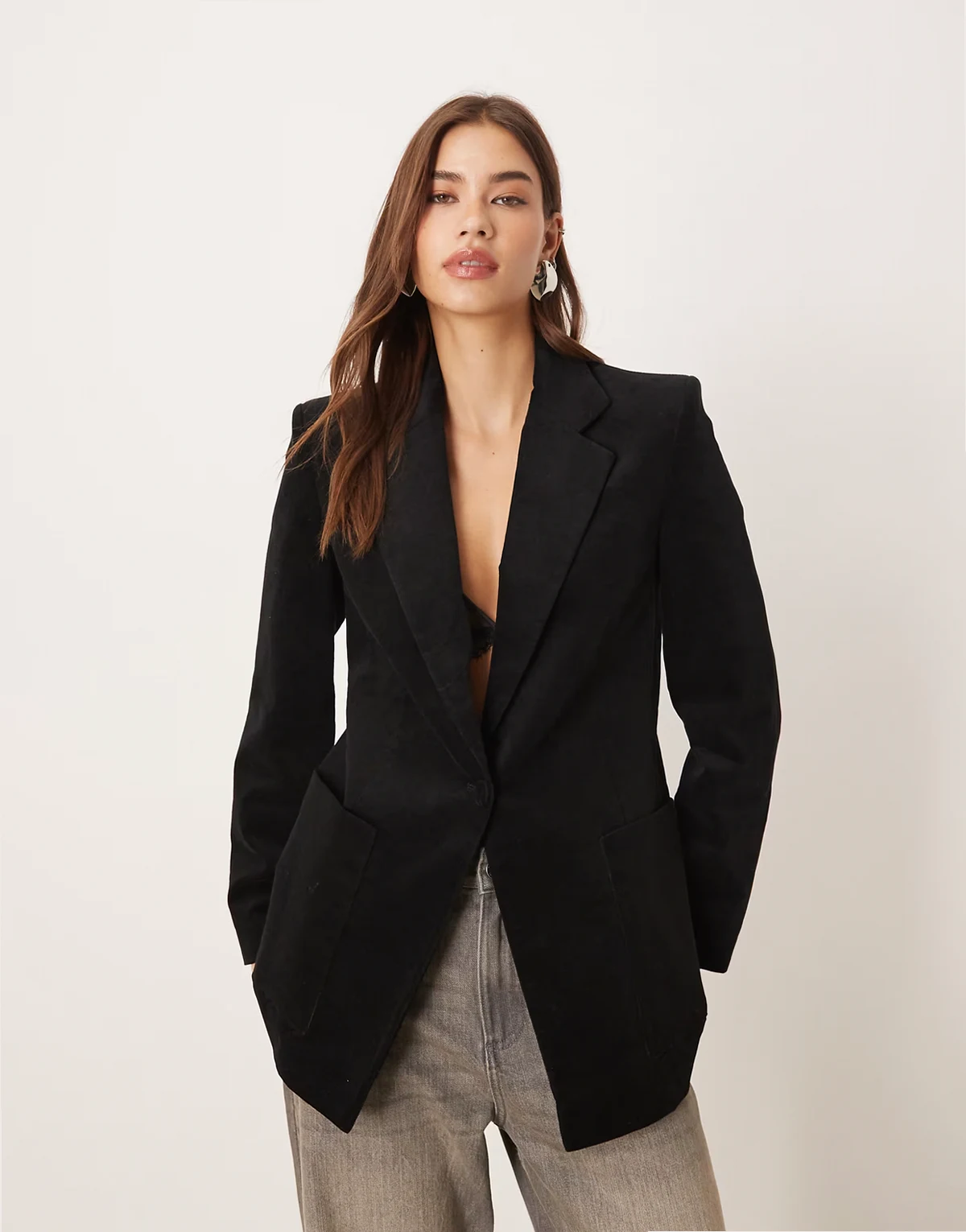 – Eleganter Blazer in Schwarz