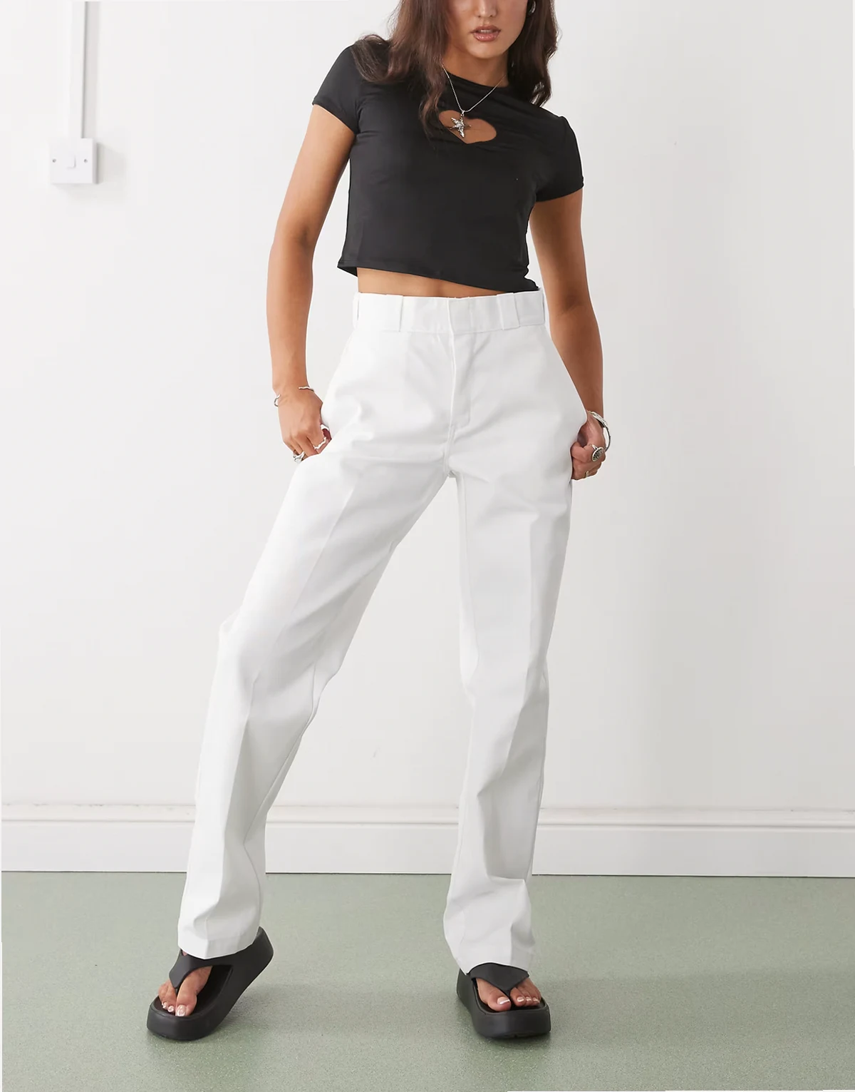 874 Originals work pants in white