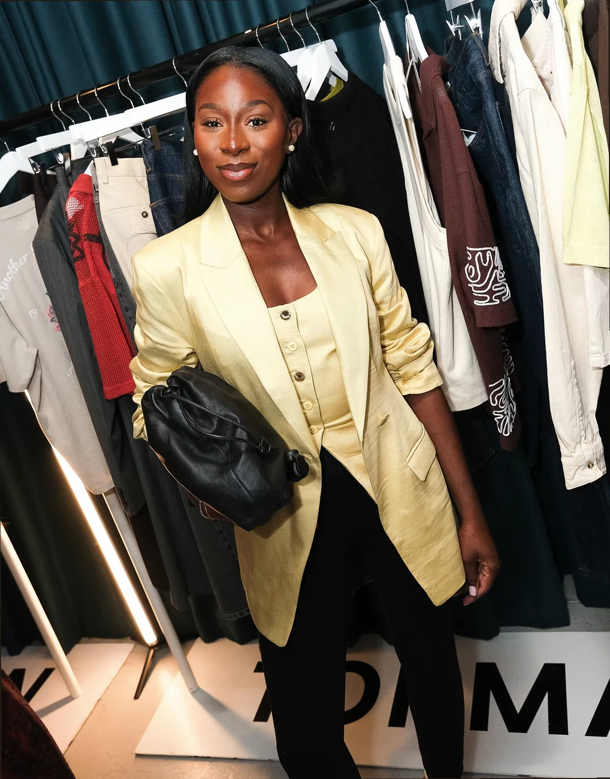 premium wedding guest occasion scoop neck longline vest in buttermilk - part of a set