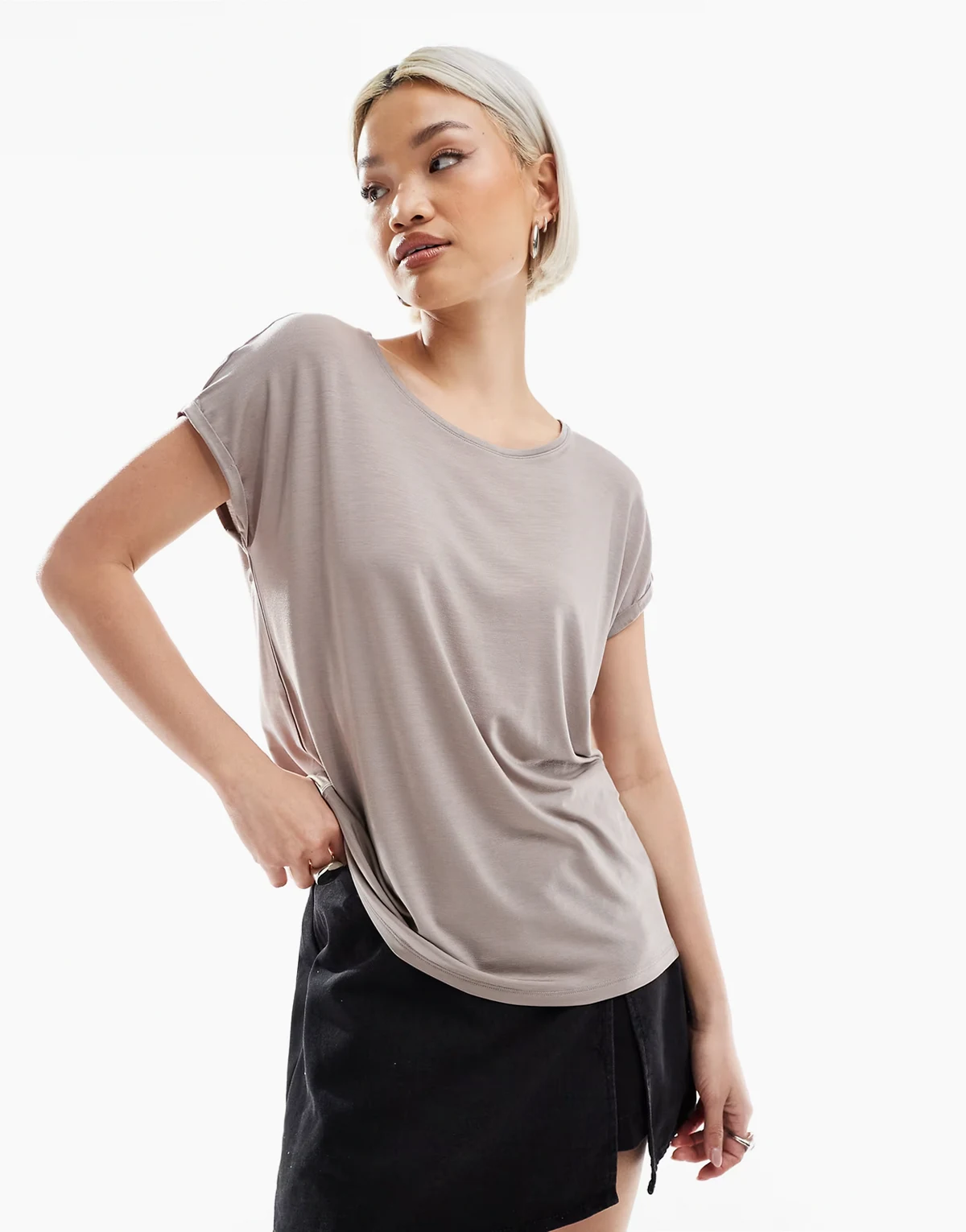 – Oversize-T-Shirt in Moon Rock
