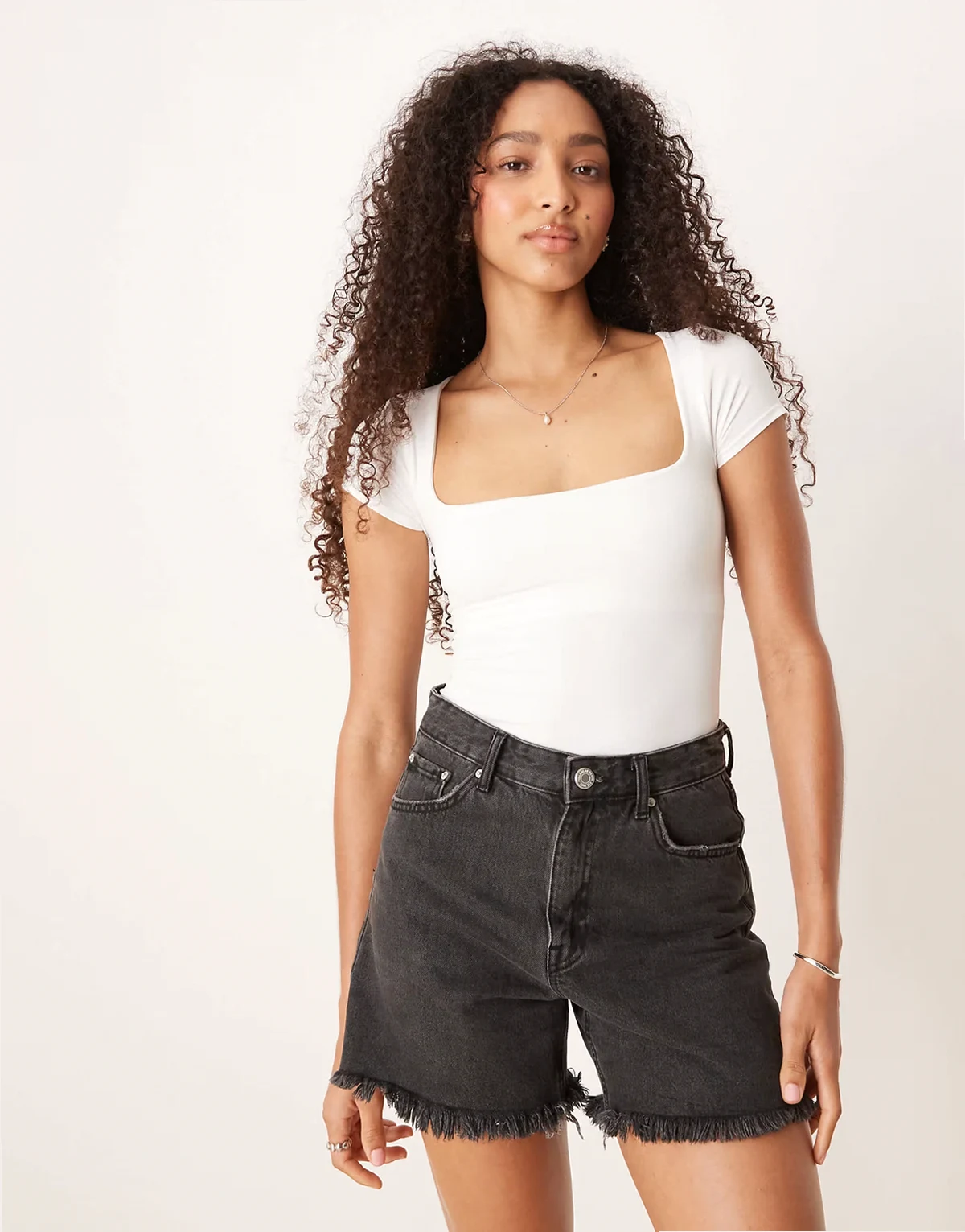 clean lines baby t-shirt in white