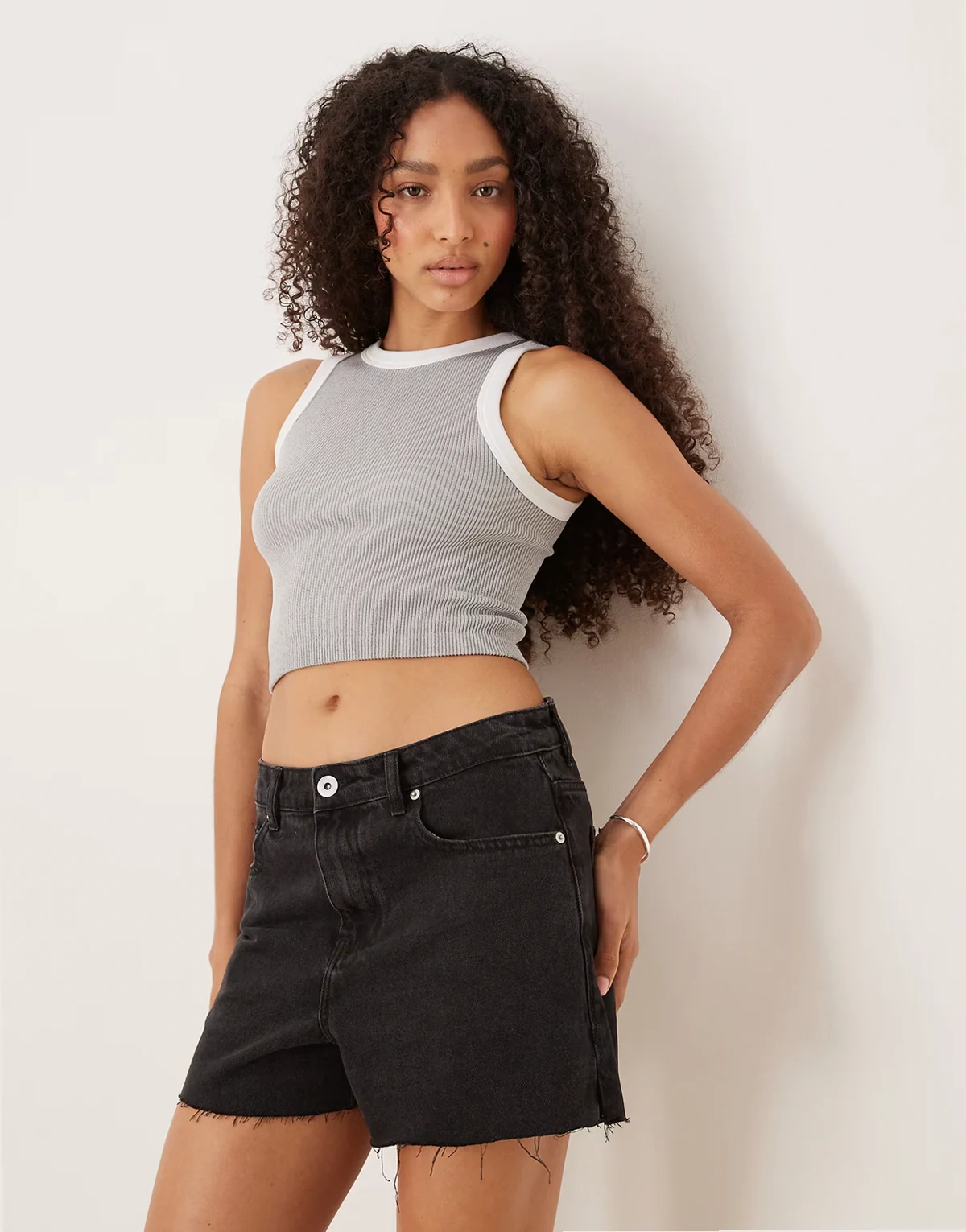 brami tank top in gray
