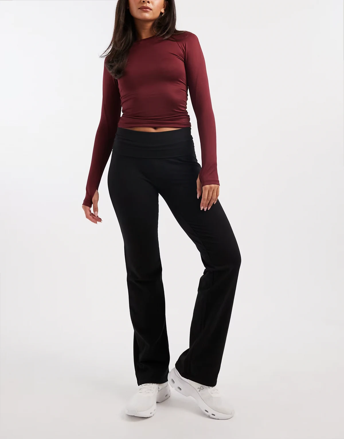 – Active – Jersey-Hose in Schwarz