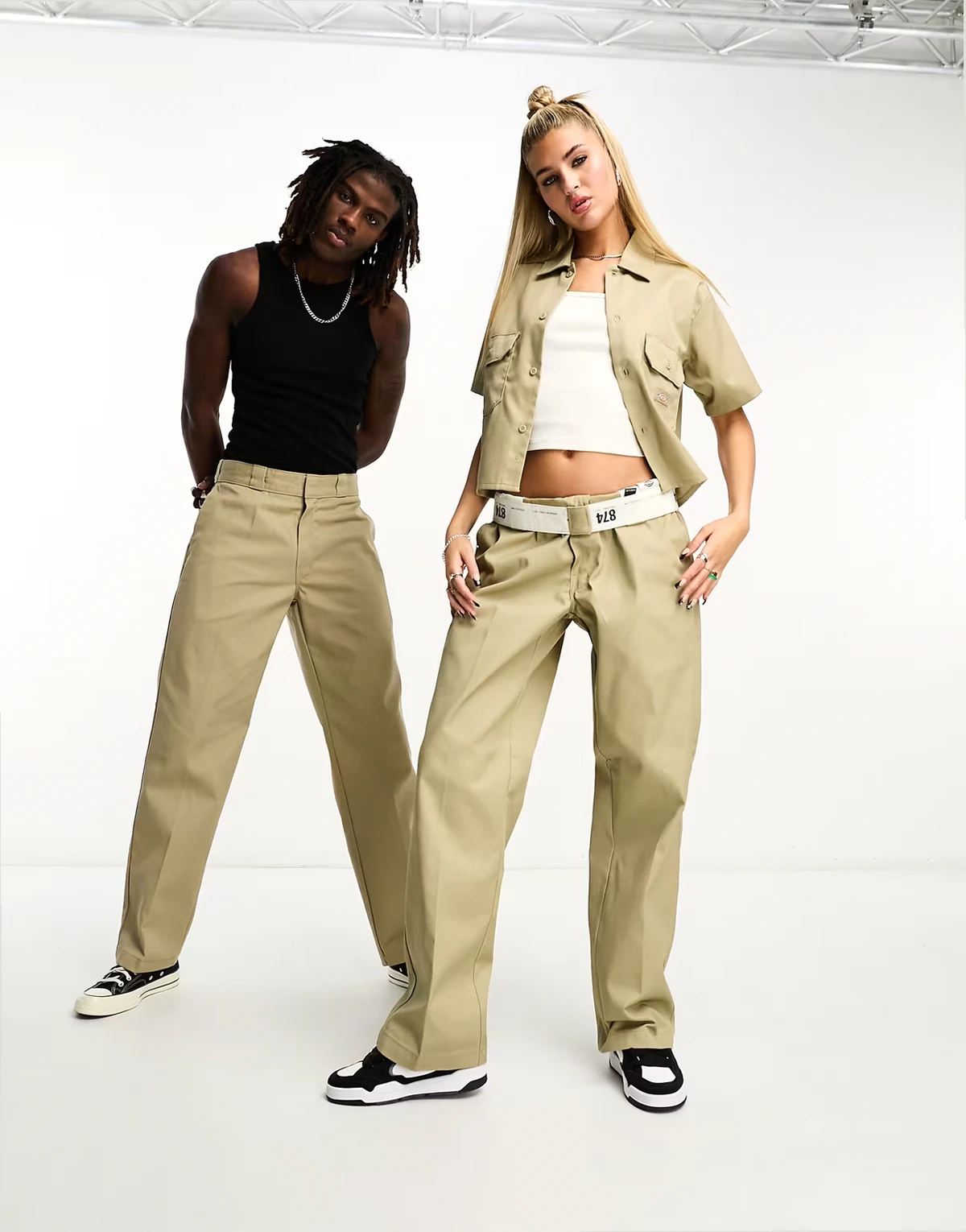 874 Original straight fit work pants in khaki