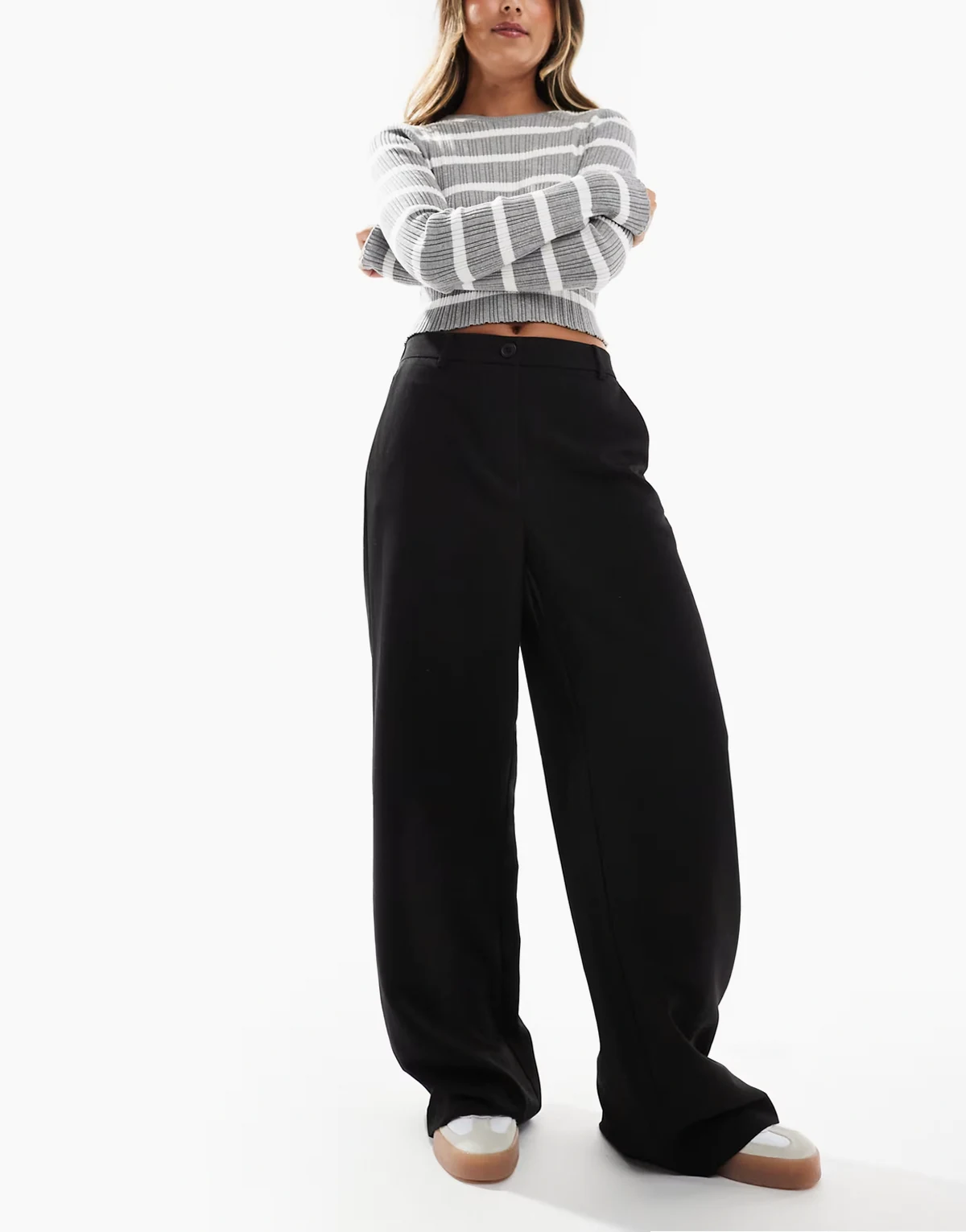 wide leg dad pants