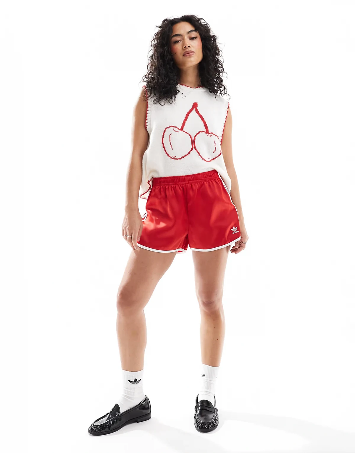Adicolor Sprinter shorts in red