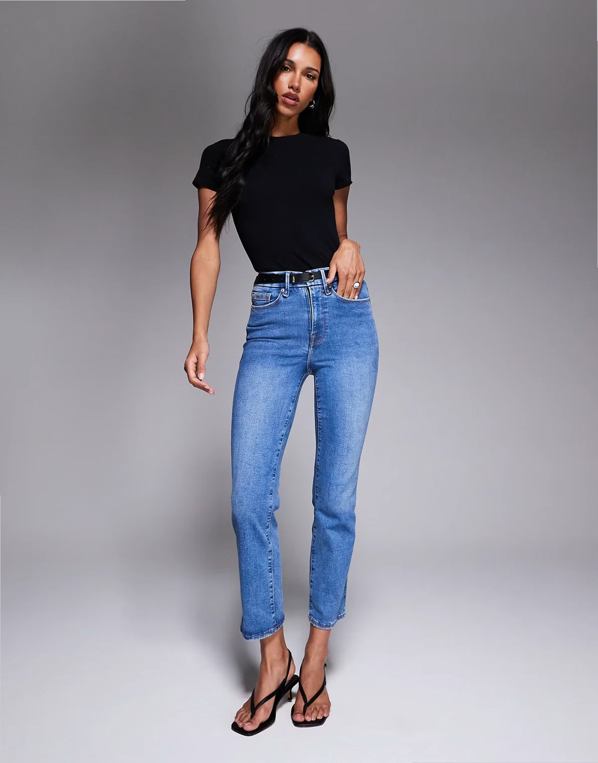 Always Fits Good Legs Straight jeans in mid wash