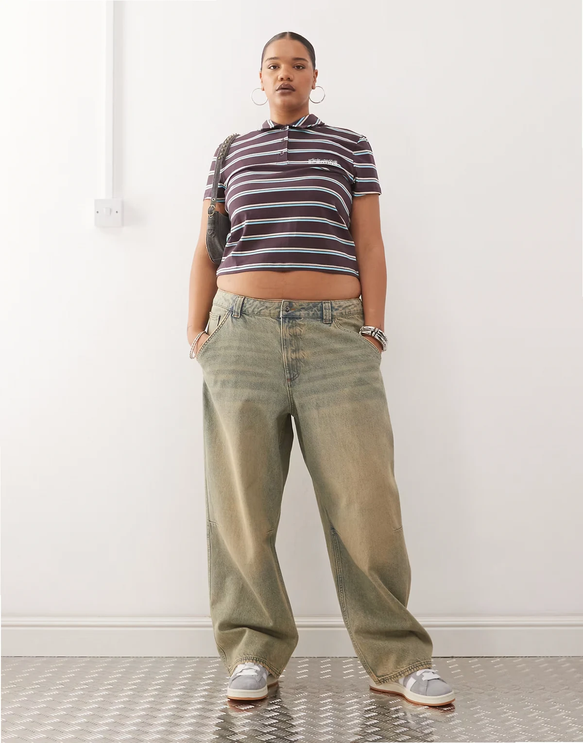 Plus – x001 – Jeans mit Antifit-Design und sonnengeblichener Waschung